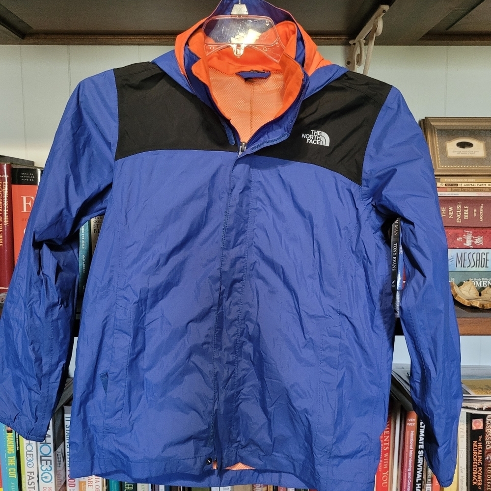 The North Face windbreaker rain jacket. Boys xl 18/20
